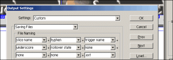 Saving Files Options
